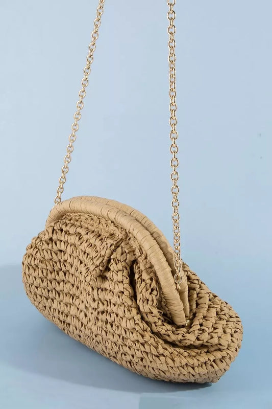 Fame Woven Raffia Frame Shoulder Bag 10585c0a8c234dd0b98a129a586990b6-Max-Origin