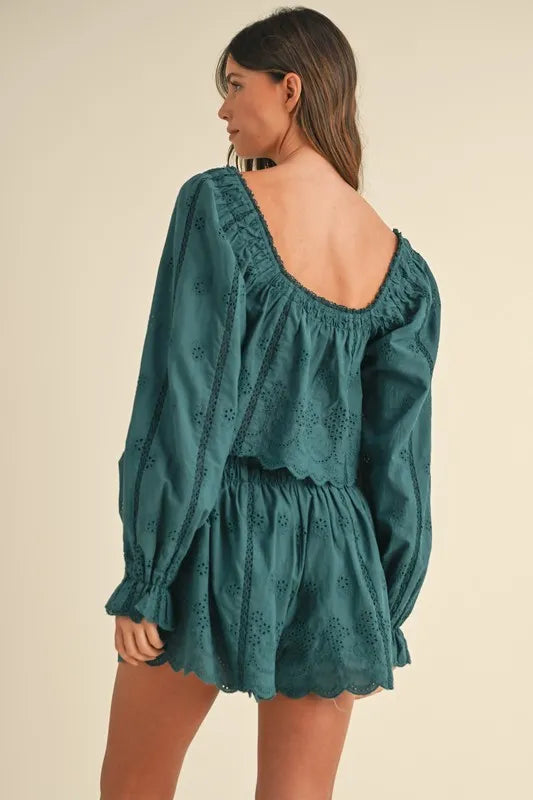 Embroidered Scalloped Lace Top and Short Set 105dfe7f7c74466aa8199595d883ca7f-Max-Origin