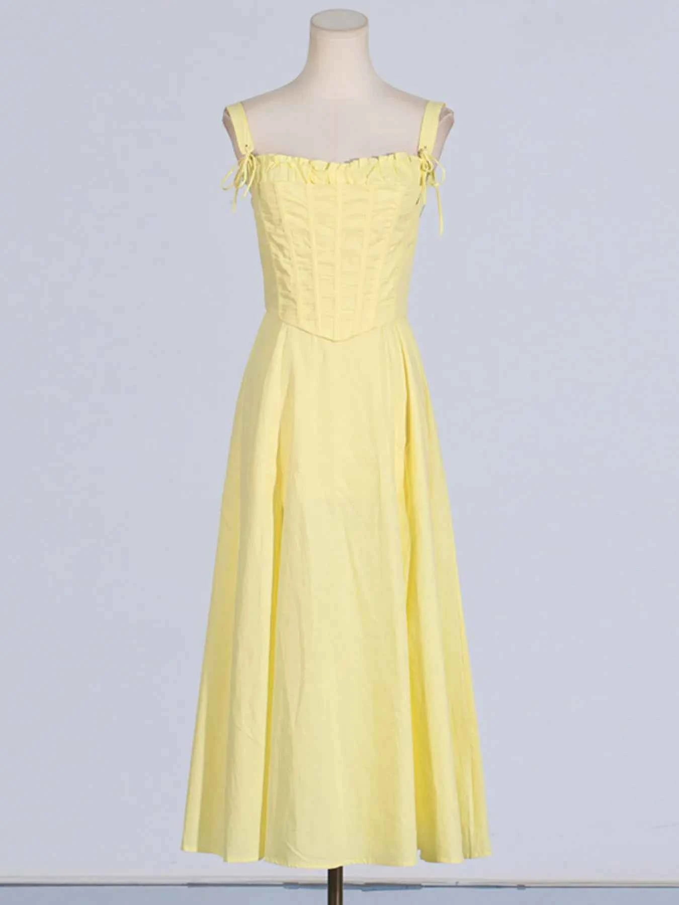 Slit Sleeveless Zip Back Midi Dress 1065e1ce6dc34a50a5837dfbc849d9c8-Max-Origin