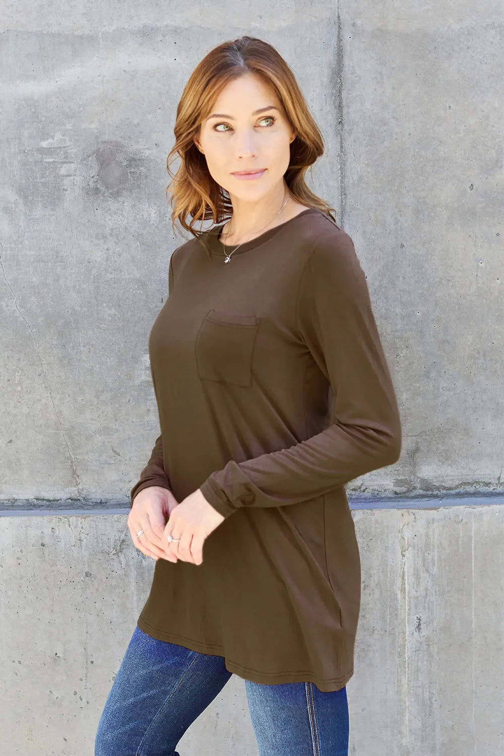 Basic Bae Full Size Round Neck Long Sleeve Top 1066e1e7-556b-40bc-9afd-05ad508e640b-Max