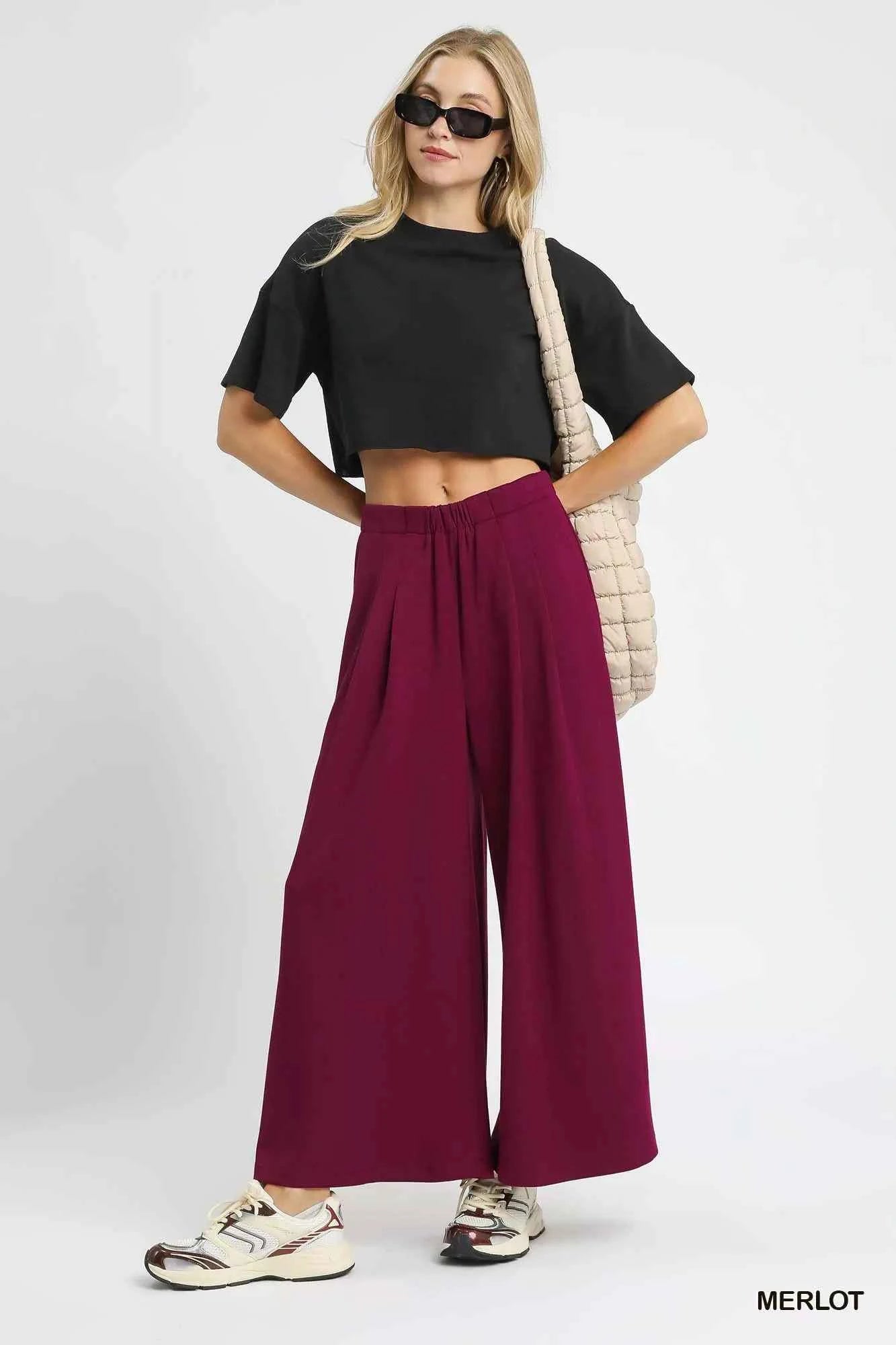 Umgee Wide Leg Pants with Pockets 1083a5b3-0232-47c2-81cc-84cbe3eaaaa5-Max-Origin
