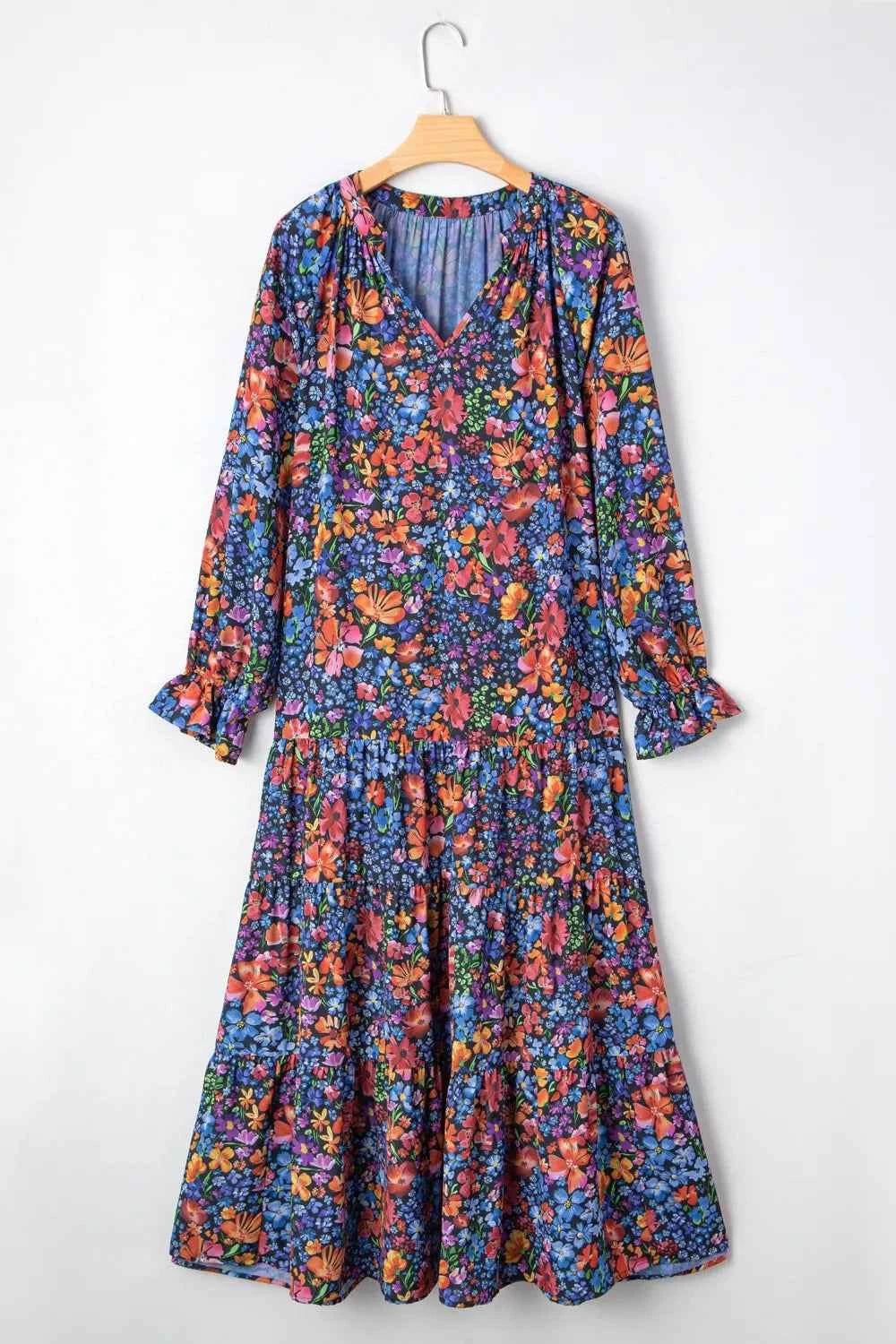 Floral Notched Flounce Sleeve Maxi Dress 108b1fa3-c84e-41c4-9662-e288598ecd1c-Max-Origin
