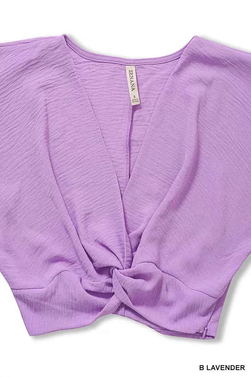 Zenana Woven Airflow Twisted Top & Wide Leg Pants Set 109326103b084a55b8da3c9d43f7048b-Max-Origin