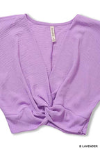 Zenana Woven Airflow Twisted Top & Wide Leg Pants Set 109326103b084a55b8da3c9d43f7048b-Max-Origin