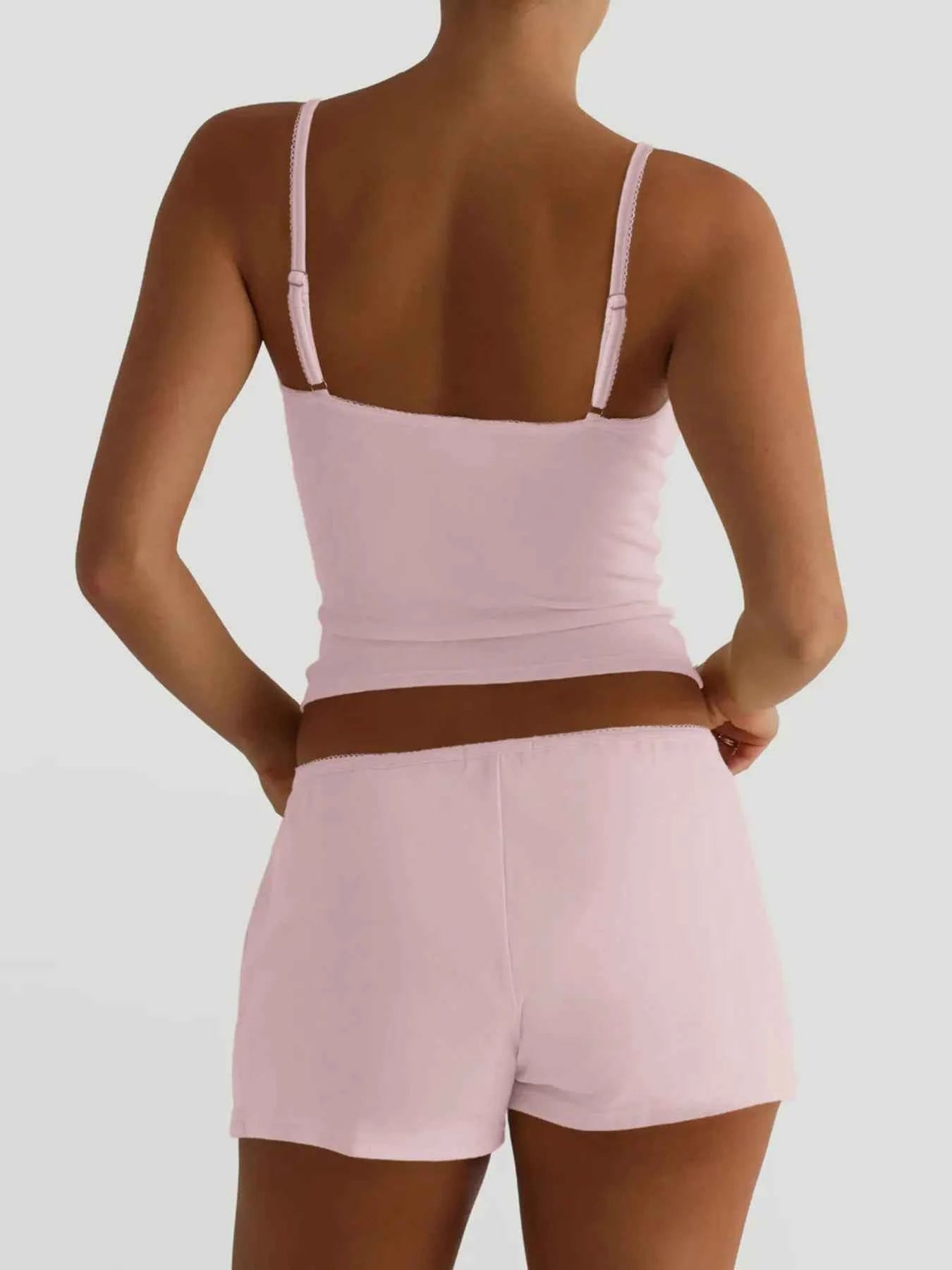 V-Neck Cami and Shorts Set 10acc607714a4391ac30277e79acc121-Max-Origin