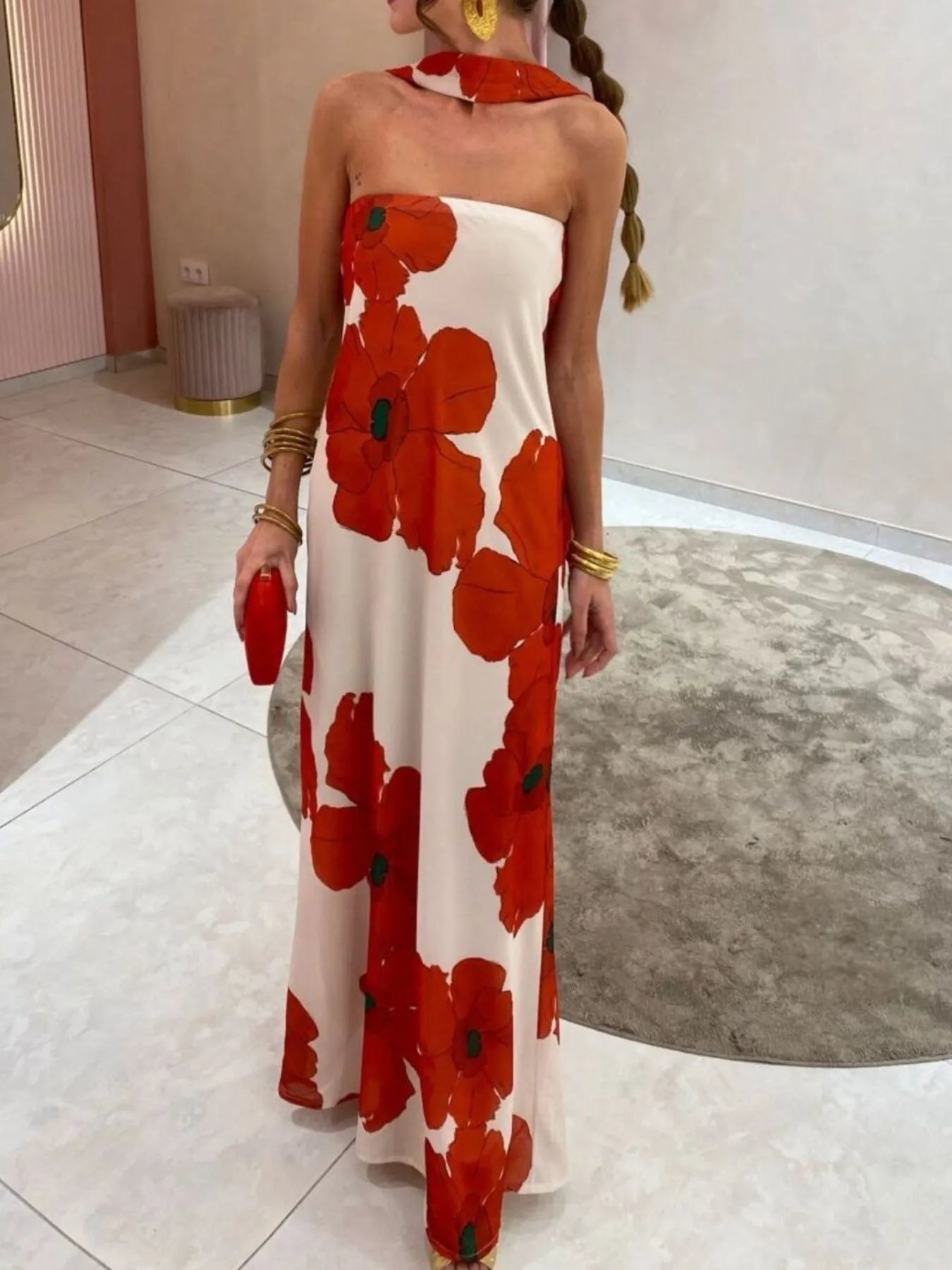 Printed Tube Maxi Dress 10bc197e-9543-4a00-a1c0-3620bb56b941-Max-Origin