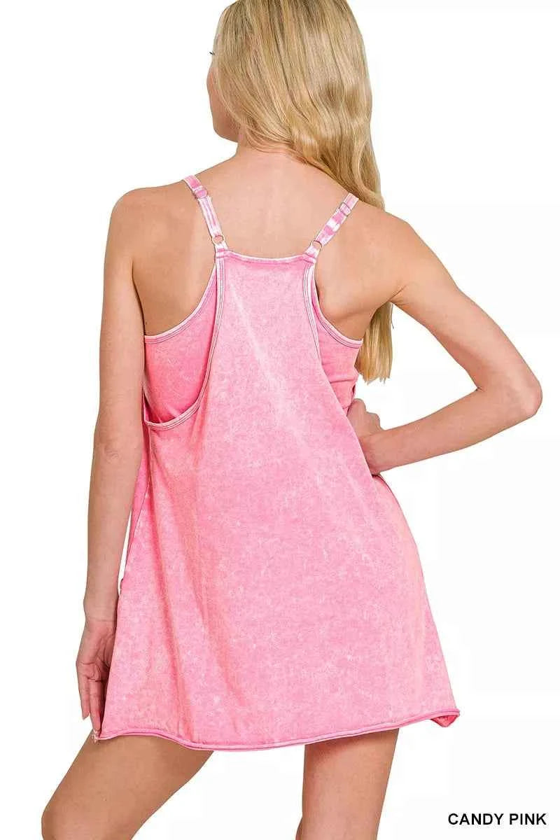 Zenana Acid Washed Mini Dress With Built-in Romper Liner 110443a434914bc38fc940724b2bf888-Max-Origin