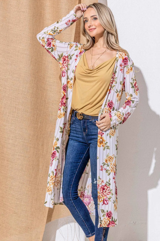 Floral Kimono Open Front Longline Cardigan 110eaf8a-d8da-4ae2-b96d-de4c6acfb13f-Max