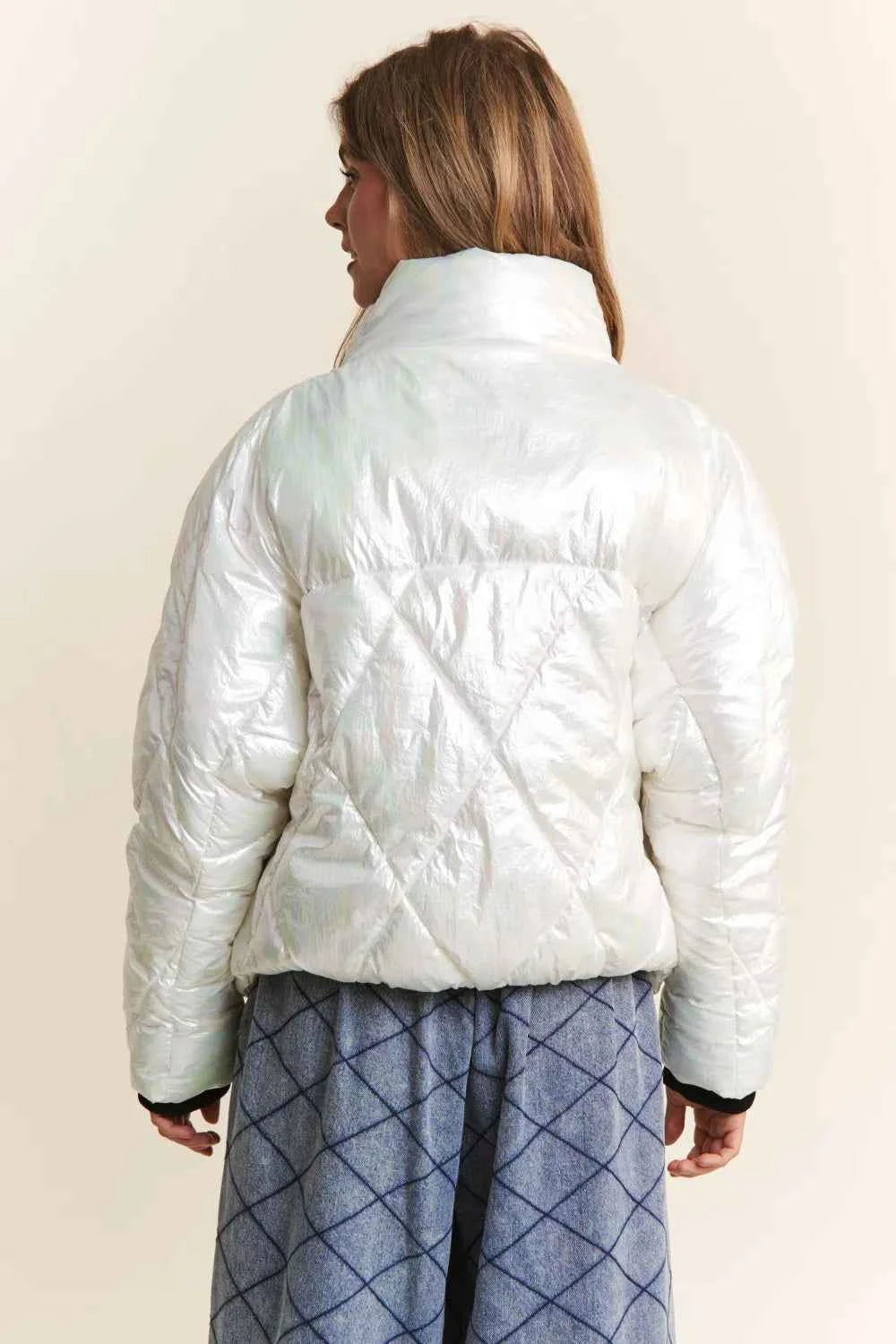 J.NNA Quilted Mock Neck Puffer Jacket 110fcb67-7c10-4202-ae0c-ccda9ded888a-Max