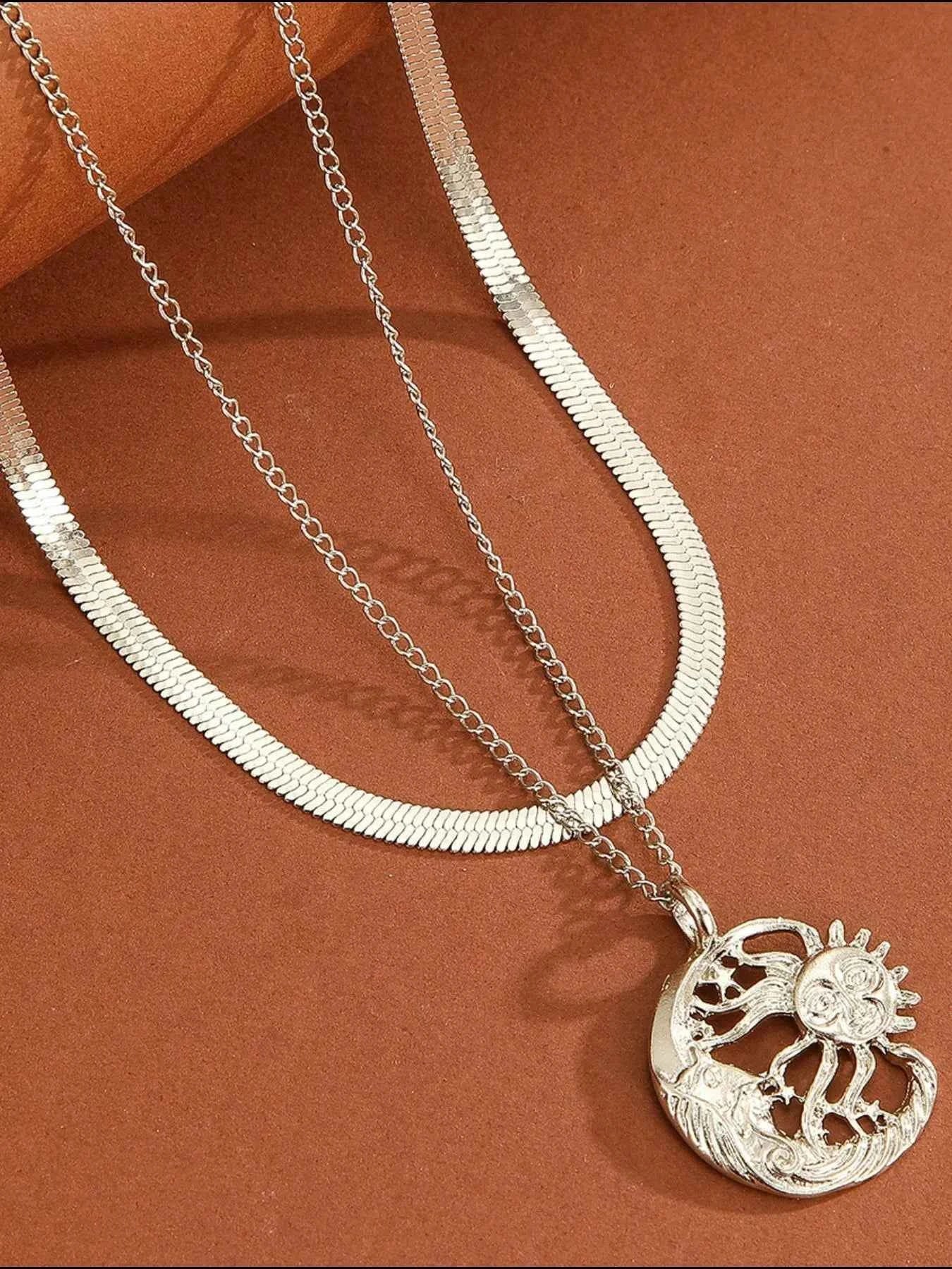 Double Layer Sun Moon Necklace 11214261-8e9e-4ca2-8672-16bfa9dd2761-Max-Origin