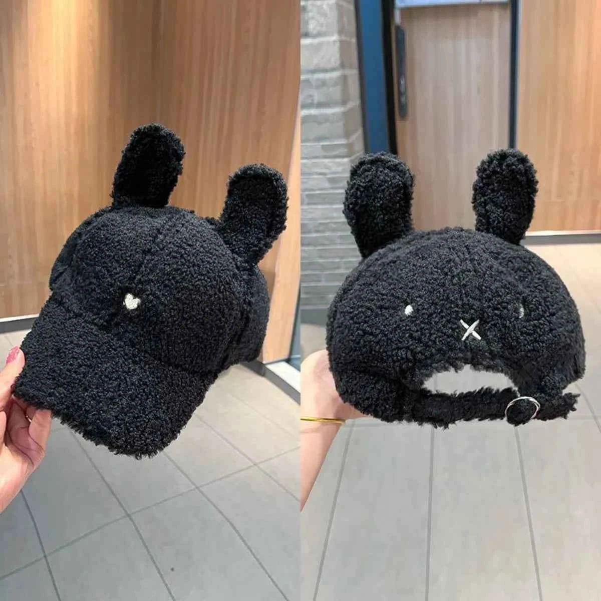 Cute Fluffy Bear Ears Winter Hat 11597023-ffe0-4fd9-b85e-c8fb629dd747-Max-Origin