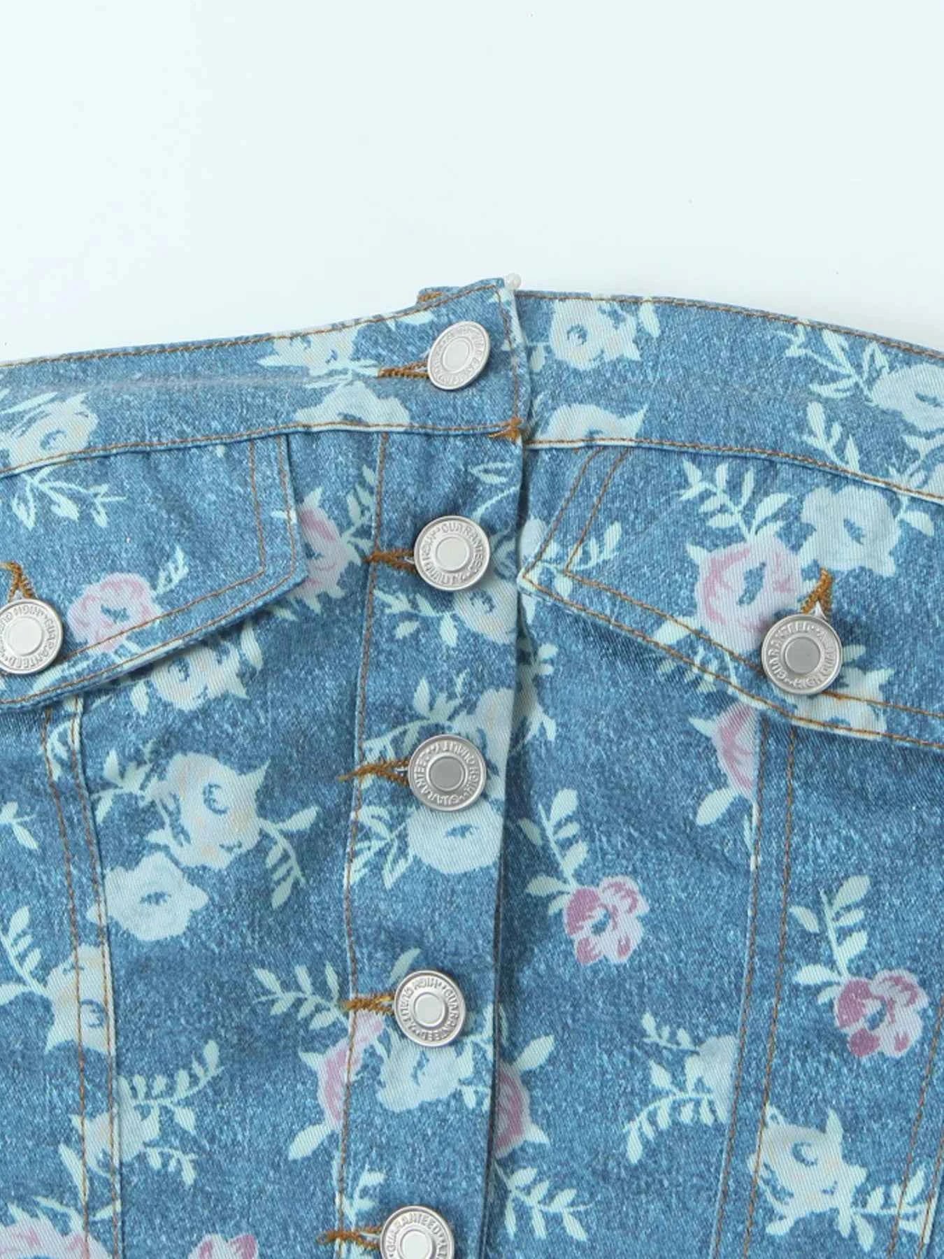 Floral Print Strapless Top and Skort Denim Set 119ea65fac3e489c83c4a7e427aeefd5-Max-Origin