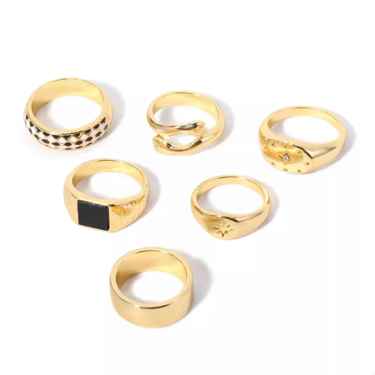 6 Piece 18K Gold-Plated Ring 11aca66b-d738-417f-ab71-bd3eac815ee9-Max-Origin