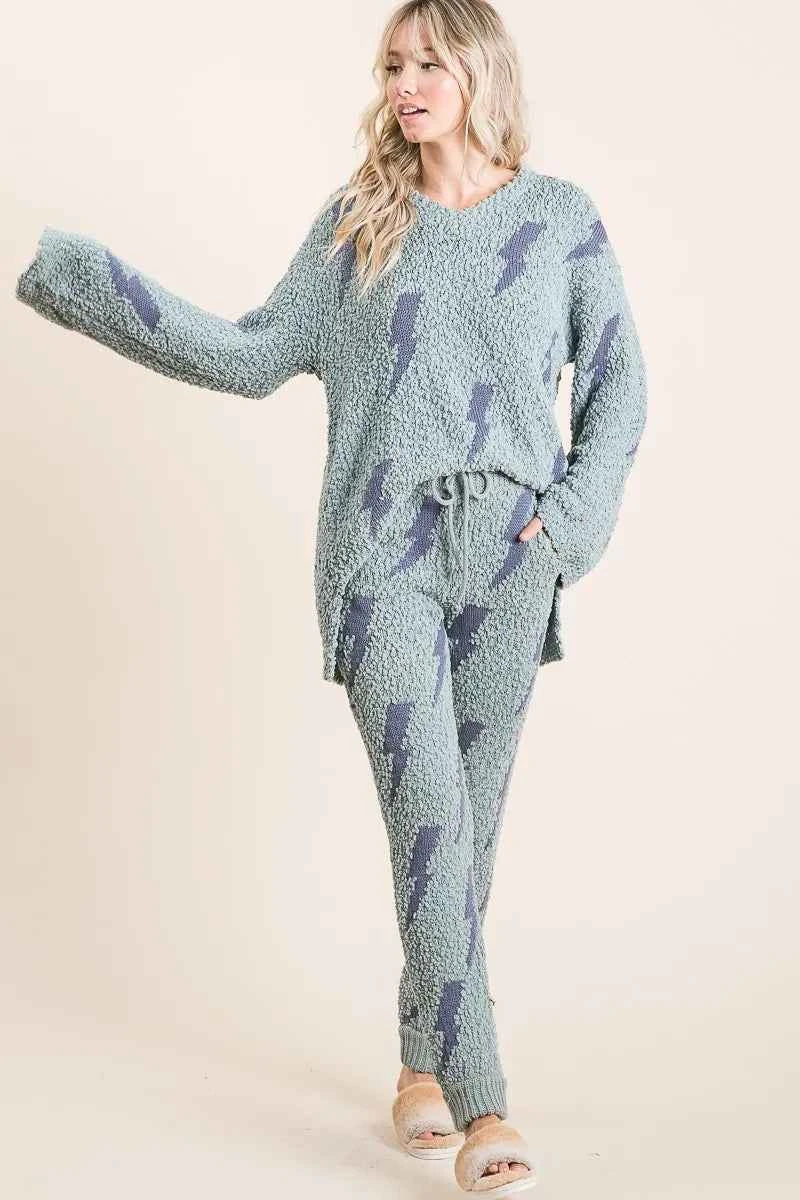 BiBi Cozy Soft Hairy Popcorn Sweater Pants 11b60274188a4680a2f22fd6fff88f5a-Max-Origin