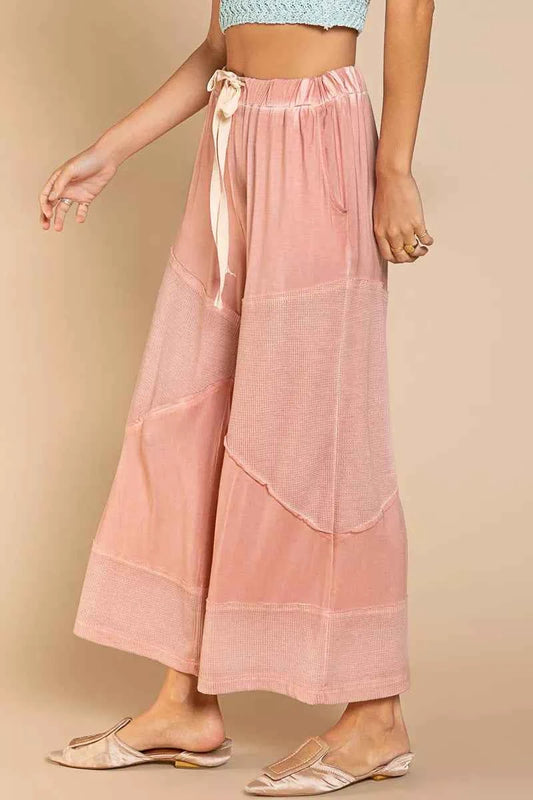 POL Elastic Waistband Wide Leg Pants with Drawstring 11bf114d-3038-45c3-9434-9244cccd4d26-Max-Origin