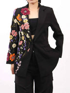 Pearl Detail Flower Lapel Collar Blazer 11c5cca2-e1bb-48a5-a6ff-cae3ae3ca75c-Max-Origin