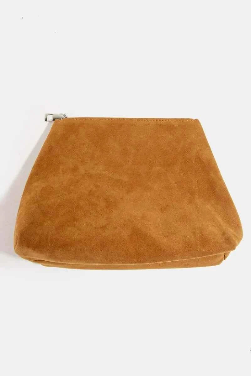 Fame Layered Fringe Detail Suede Hobo Bag 11e440e9525f4dcebb77bea836e735ac-Max-Origin