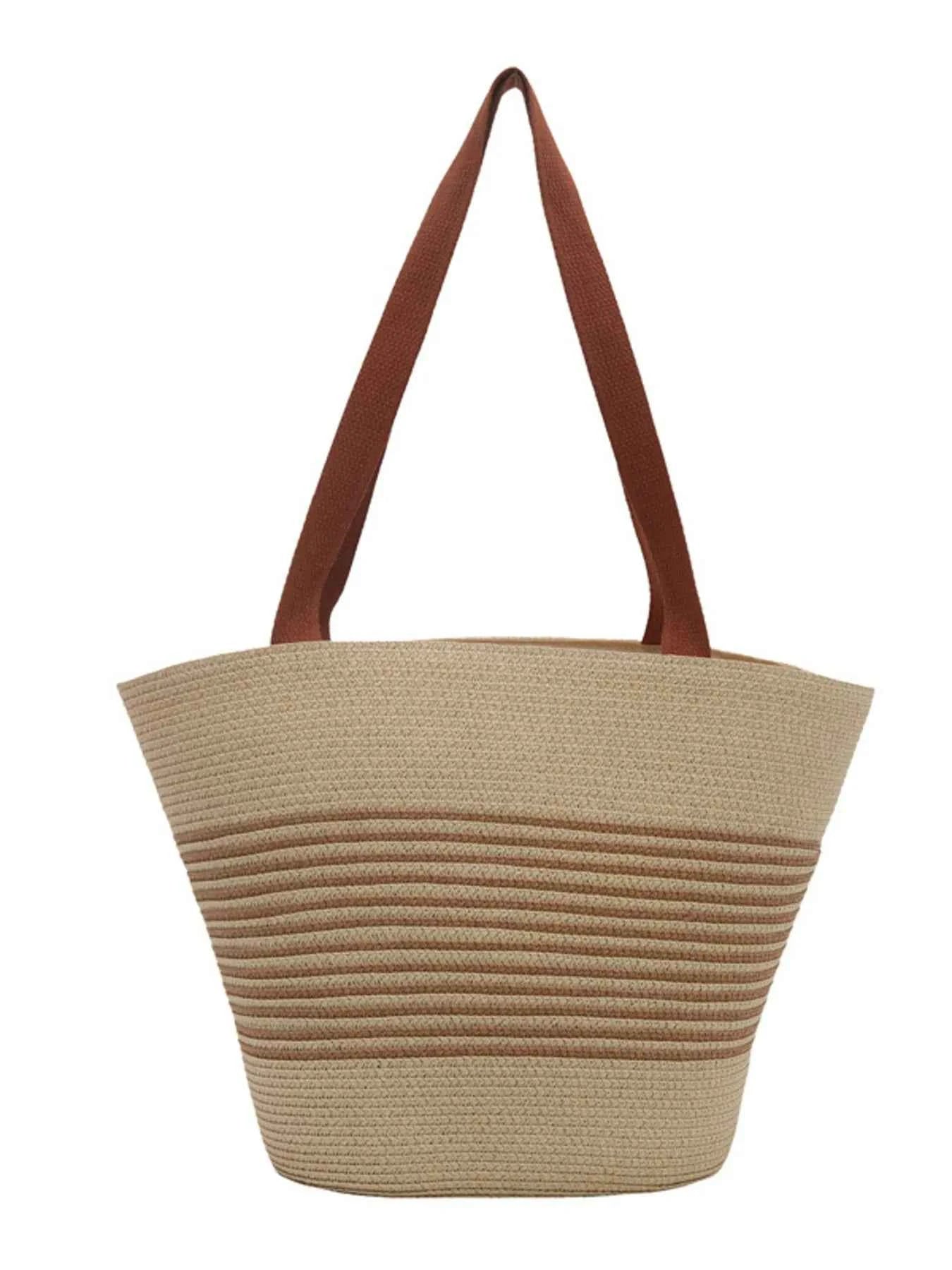 Striped Woven Tote Bag 11f1f97d6b234a89bc6537893480a120-Max-Origin