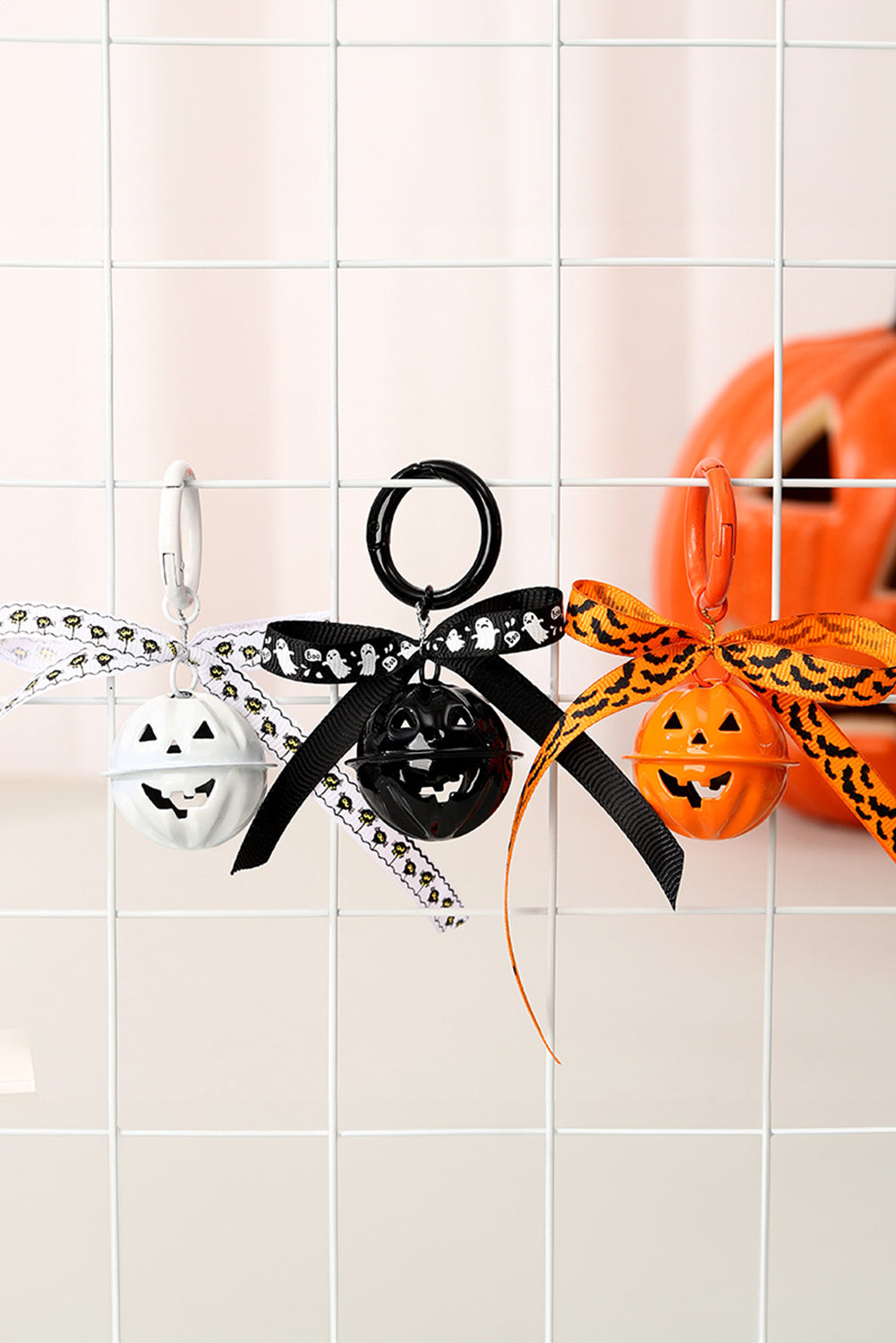 Orange Pumpkin Pendant Bowkont Keychain 12102f69688a4283