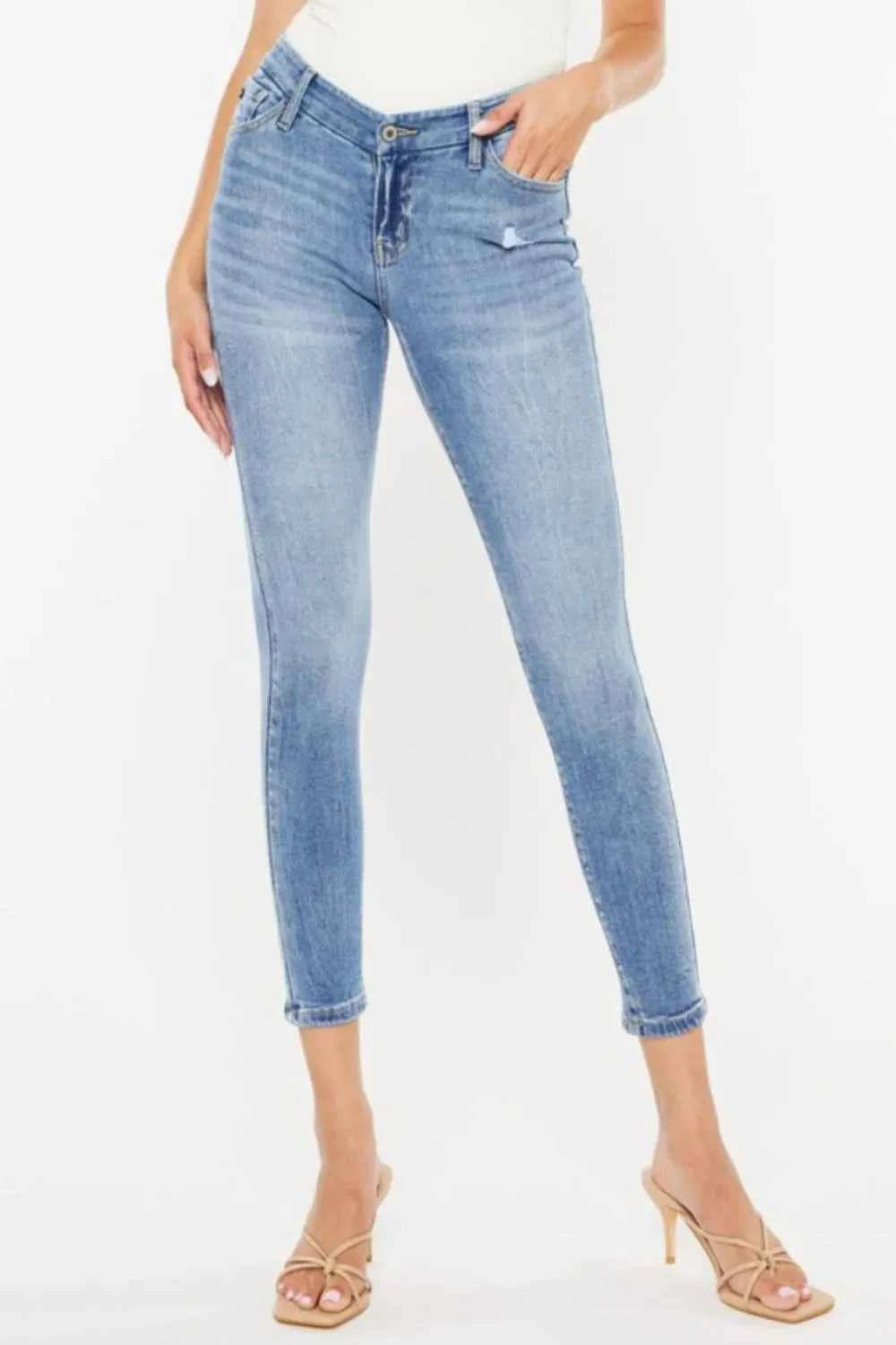 Kancan High Waist Cat's Whiskers Skinny Jeans MED 121c62d3-8566-4ee7-8fda-4f8ffbcaa737-Max