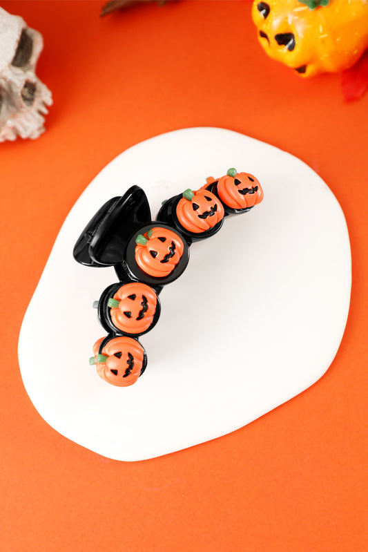 Russet Orange Halloween Pumpkin Hair Claw Clip 1230a2a80f9b3bd7