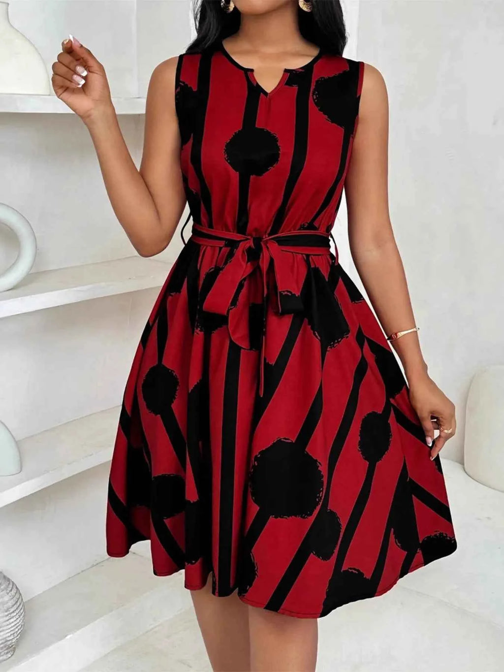 Printed Sleeveless A-Line Dress 1231bcf0c91f47c184b5d199afb8d327-Max-Origin