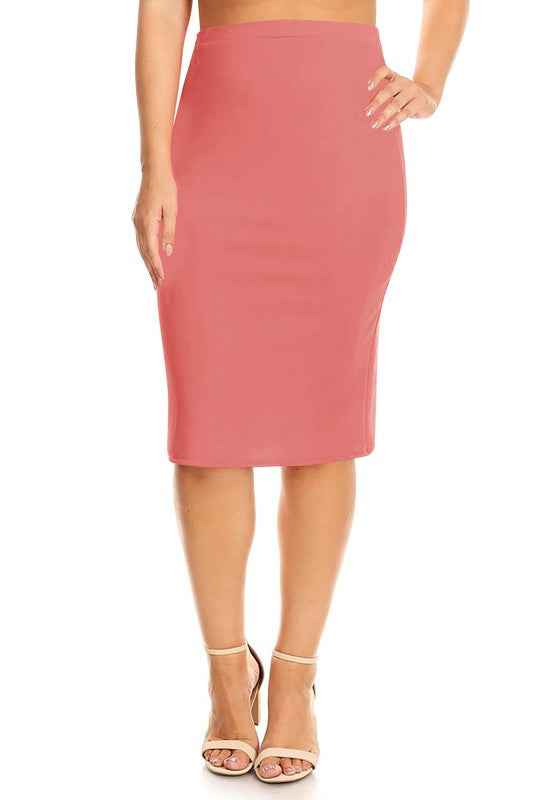 Plus Size Knee length pencil Skirt Dusty Pink 12425753_0f20afad-1019-4a4d-aa64-5768f8f6b410