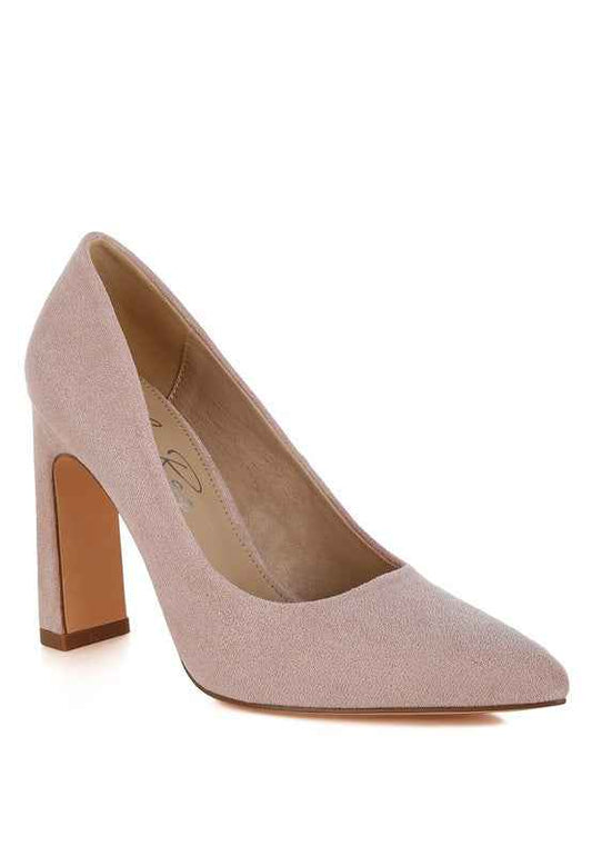 Uboa Slim Block Heel Pumps 124422ab-9161-4741-ad3b-77877abdc71c