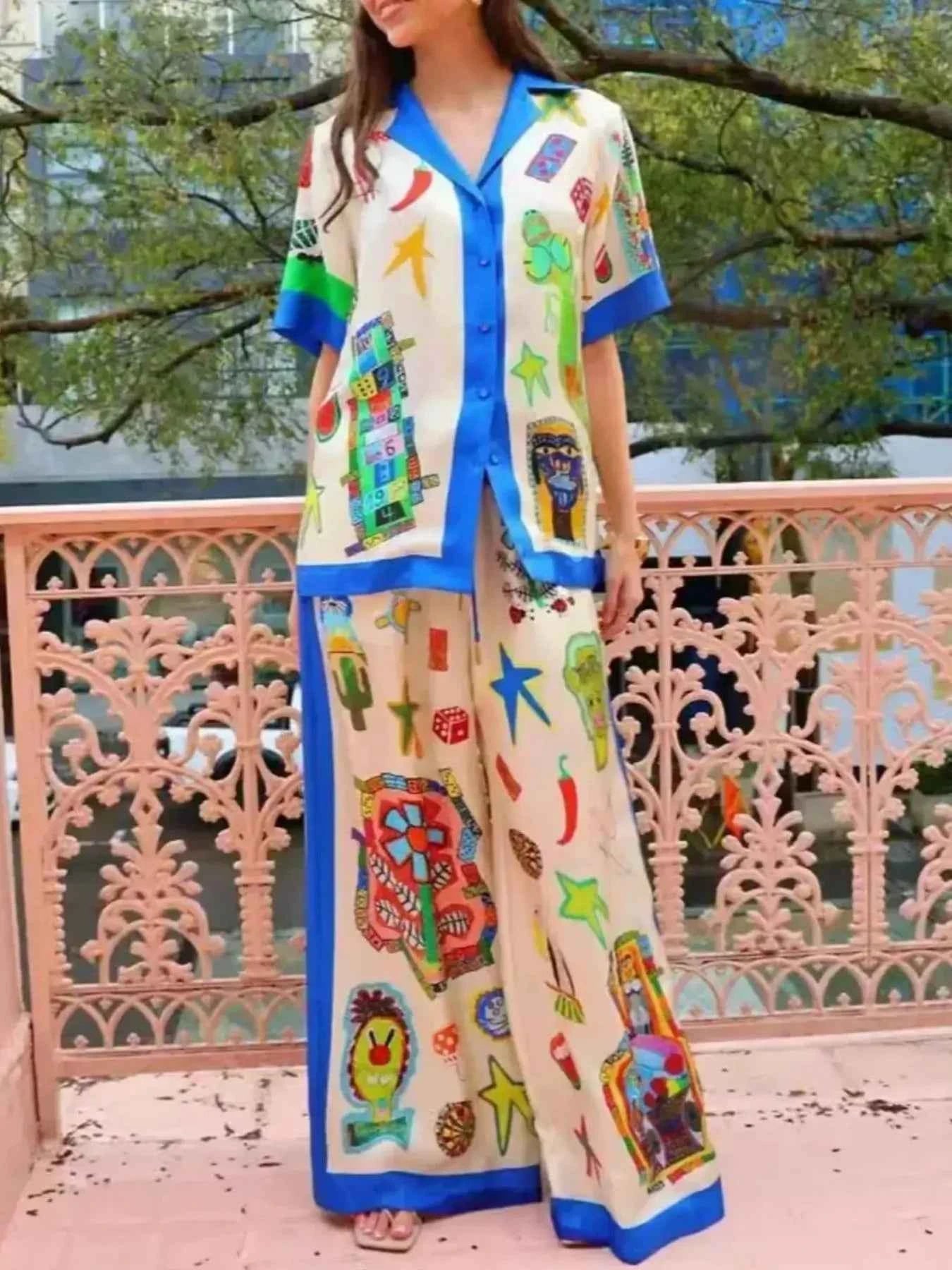 Printed Button Up Shirt and Pants Set 124a531a-2e97-42a9-93f0-19cbf26d1d5a-Max-Origin