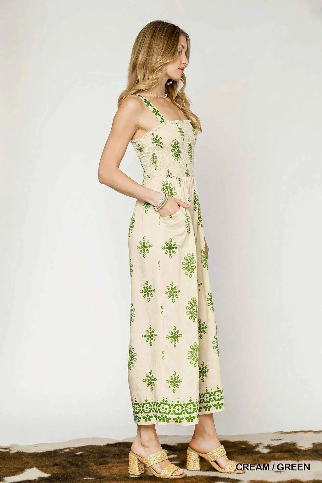 Umgee Smocked Printed Wide Leg Jumpsuit 125fb6e8-8d39-4c50-bd05-802ca973696a-Max-Origin