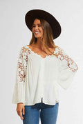 Lace top white 12674253_5fed9e2c-68d6-47c5-84f8-652af3cfddba