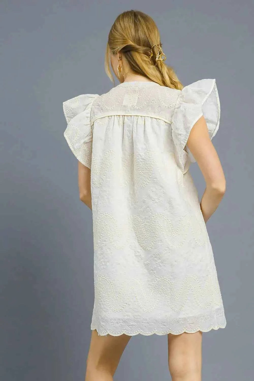Scalloped Hem Embroidered Mini Dress 128fc029-6f0a-4e39-a117-1396f3cd58de-Max-Origin