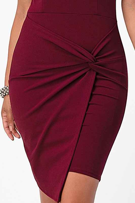 off the shoulder front twist bodycon dress 12963956_935631e4-439d-4da2-a13c-510c25208280