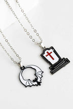 Two-Piece Halloween Theme Necklace Set 12ab59f90716412b9a2108b155327b81-Max
