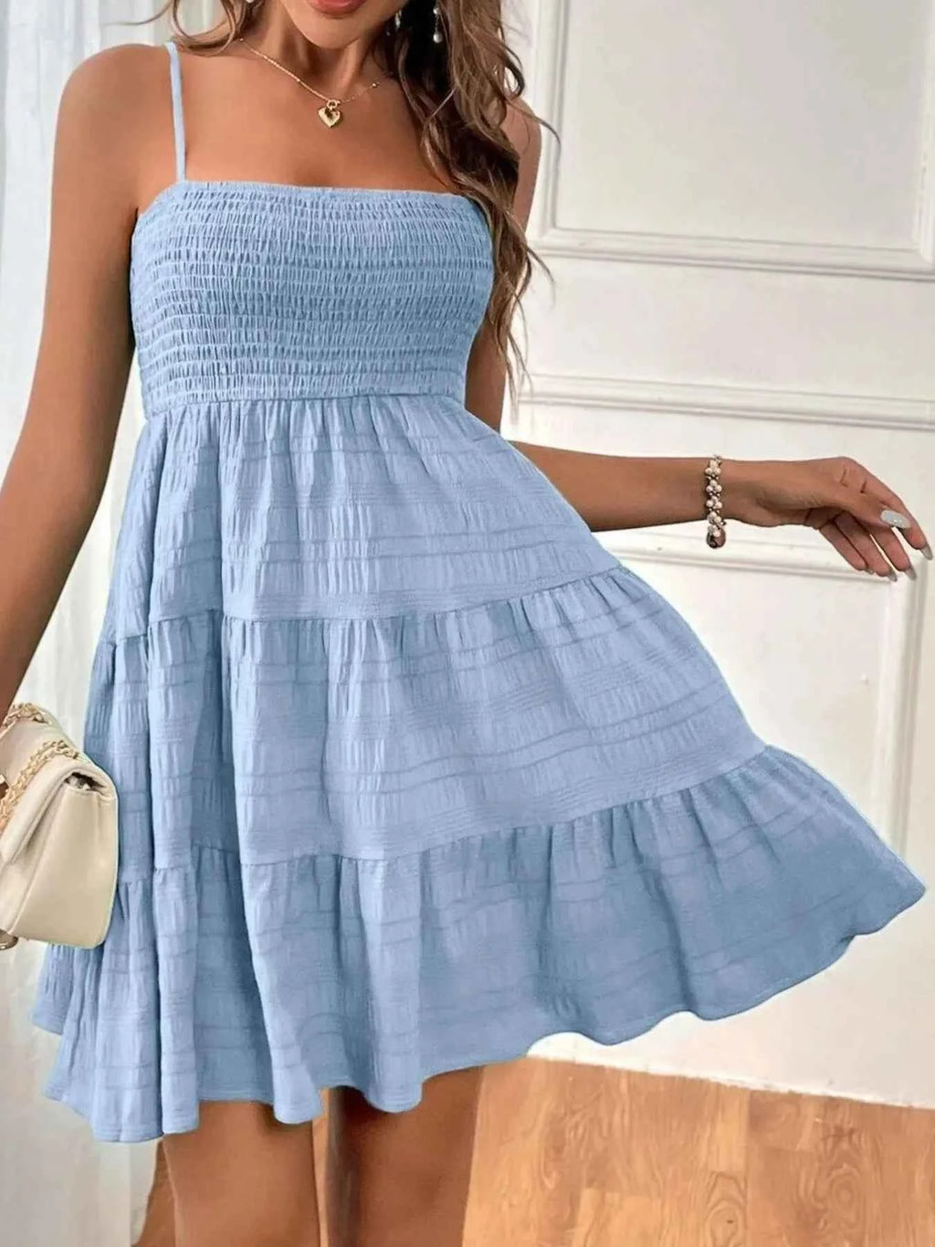 Smocked Tiered Cami Dress 12bb05bf-e172-42ae-a272-eaeea1e0f7bc-Max-Origin