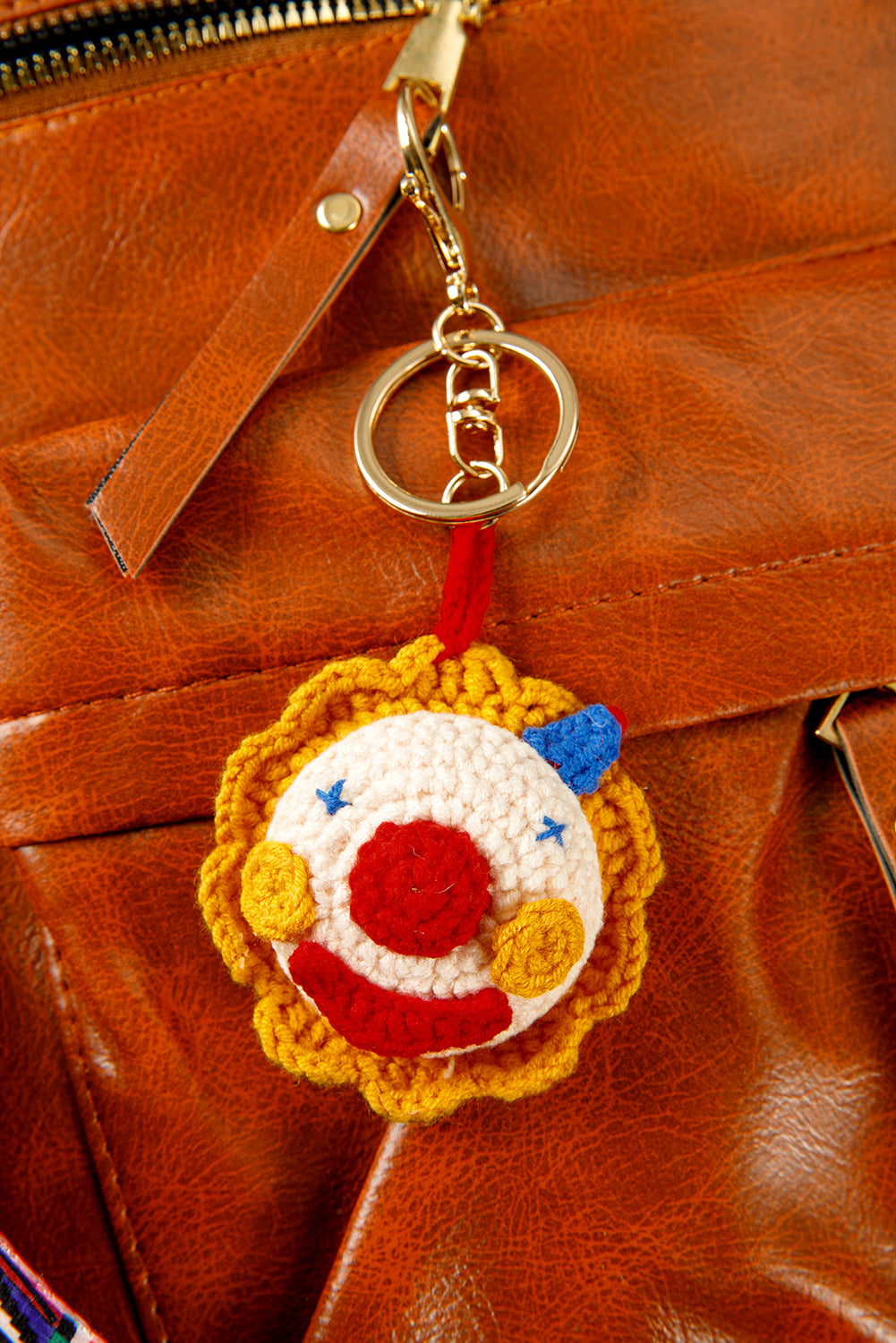 Citrus Crochet Clown Pendant Keychain 12bfef750f8dc951