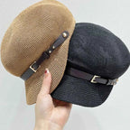Straw Woven Buckle Hat 12def95e-d8b5-4793-86fa-03c81a87fdbc-Max