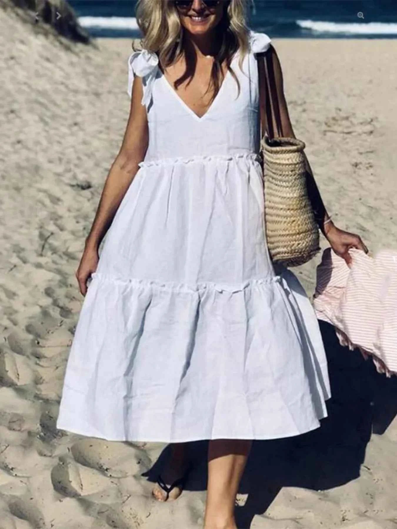Colorblock Tiered Midi Tank Dress 12e0747a-7f7e-4563-afaa-68a71d5b4b52-Max-Origin