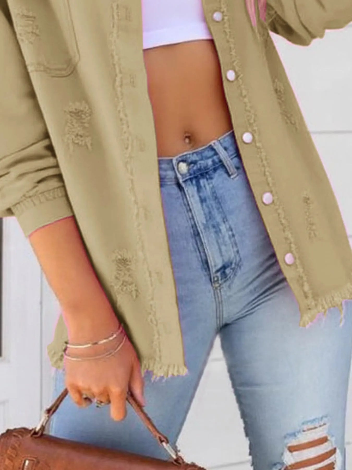 Distressed Denim Jacket with Frayed Edges 12f1cf6d-2ae8-4013-8f05-8ed3632cc777-Max-Origin