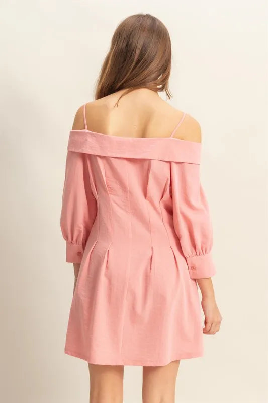 Button Down Spaghetti Strap Mini Dress with Pockets 1312d358-7551-43d3-80a3-5f02e5ab342f-Max-Origin