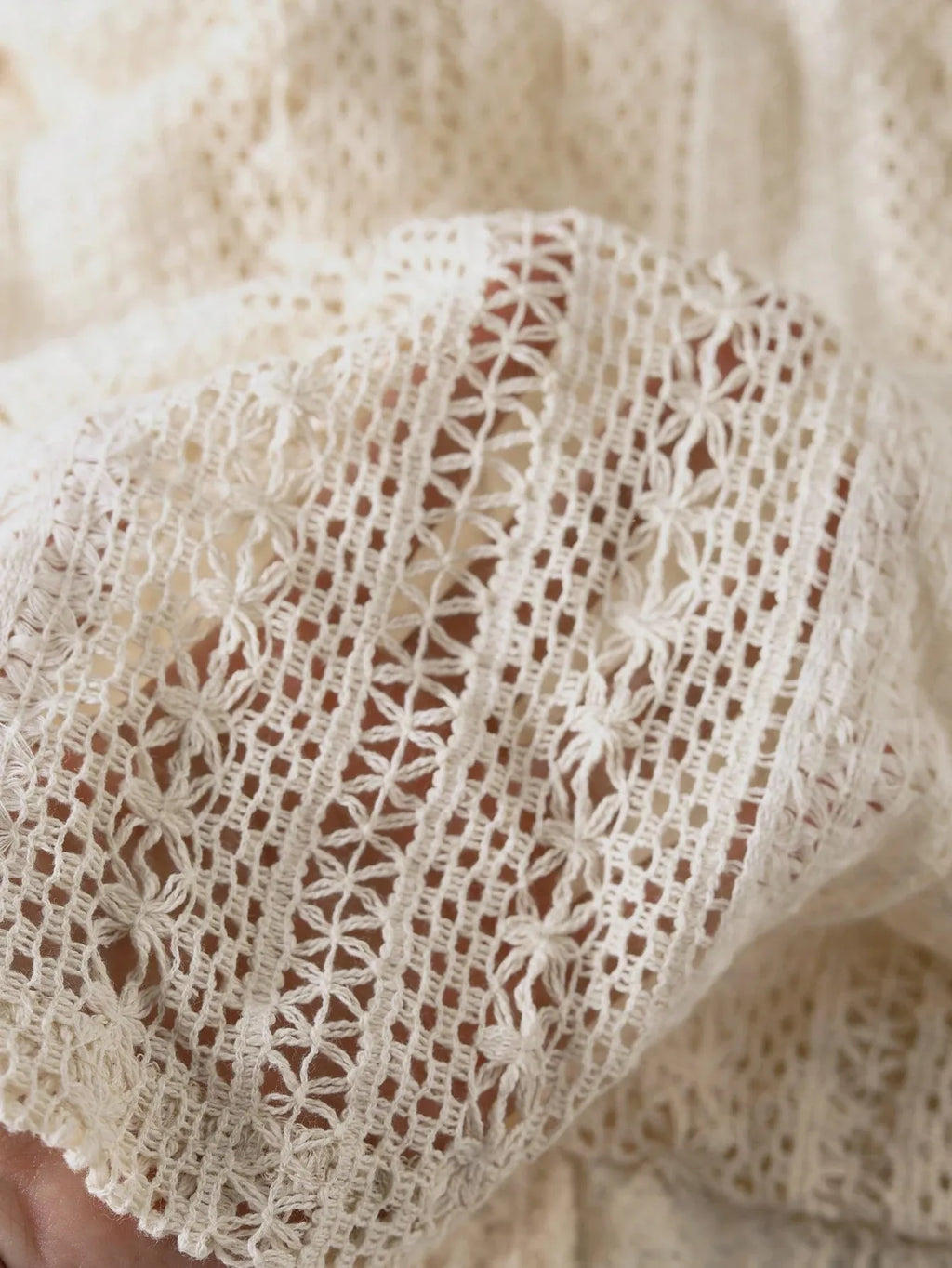 Crochet Notched Button-Front Shirt 1357f820-8359-4b80-a962-99fb3de18ab1-Max-Origin