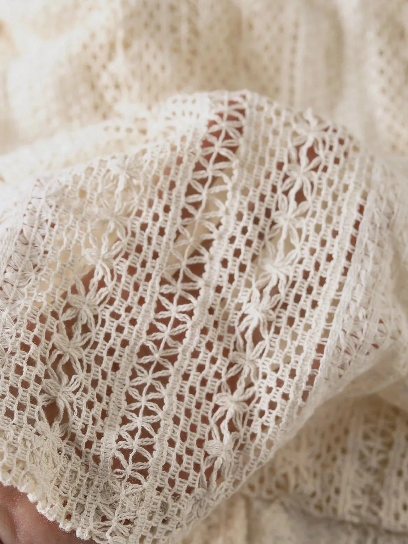 Crochet Notched Button-Front Shirt 1357f820-8359-4b80-a962-99fb3de18ab1-Max-Origin