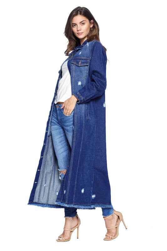 DENIM LONG JACKETS DISTRESSED WASHED 13653811_035f0610-531a-4327-ba7a-52b861b5290c