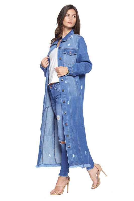 DENIM LONG JACKETS DISTRESSED WASHED MEDIUM 13653811_e9212c21-9712-4d3d-9421-56725d3a1044