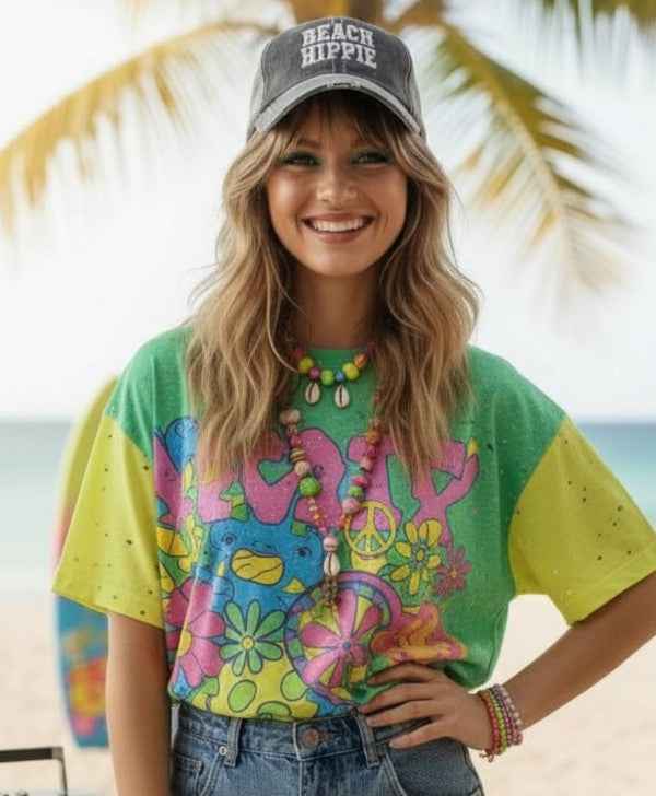 Beach Hippie Trucker Hat 13760551_0f9cda28-5c54-40cc-adbc-21562ac11259