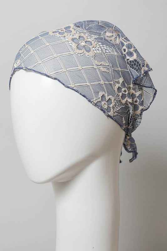 Bohemian Floral Lace Headscarf Blue Default 13797330_78fe2760-5d5b-461e-88c2-de11b022b750