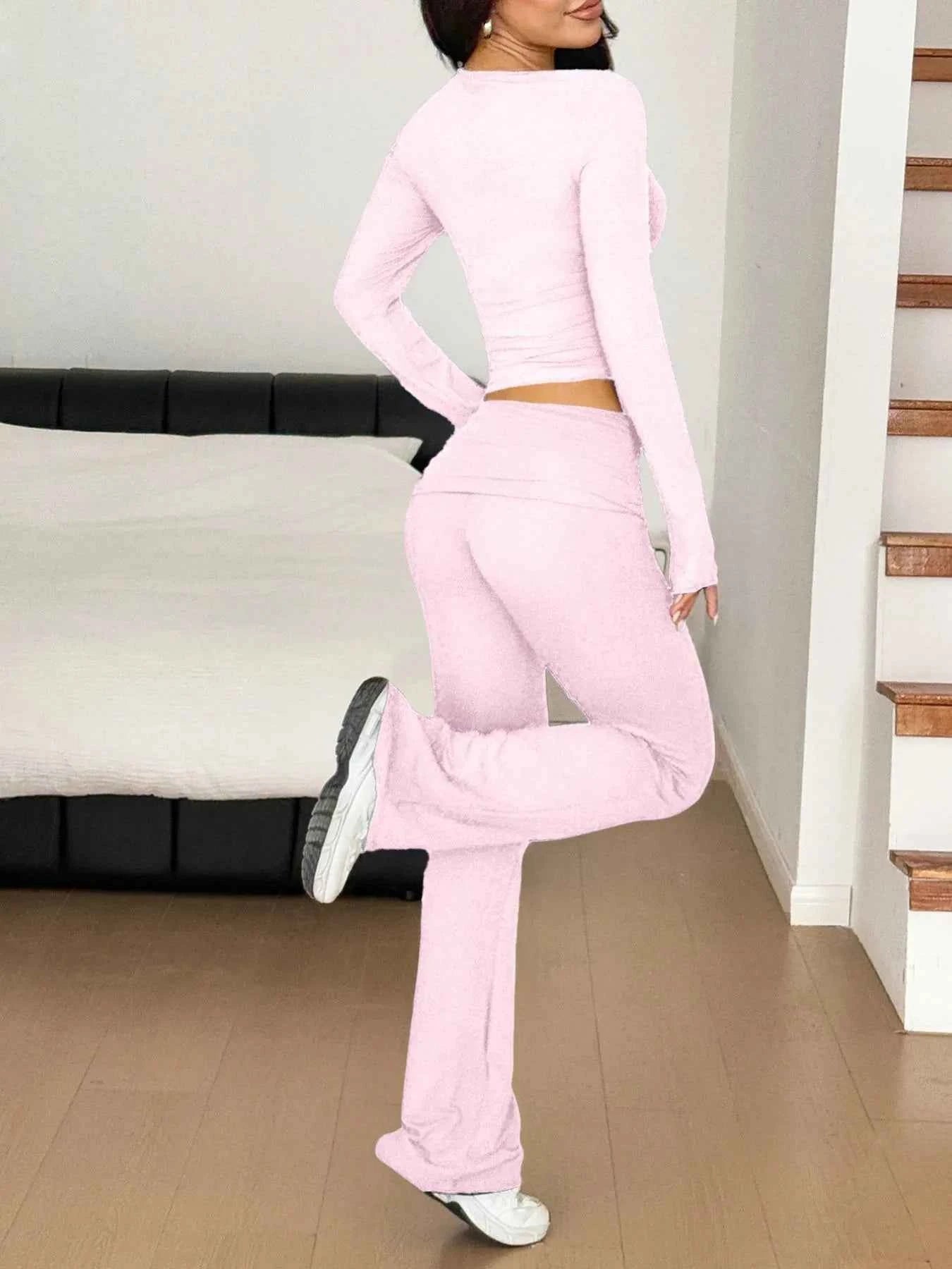Long Sleeve Crop Top and Bootcut Pants Set 138d4ab0-4fa8-49f9-9a8e-926a4cca2ba2-Max-Origin