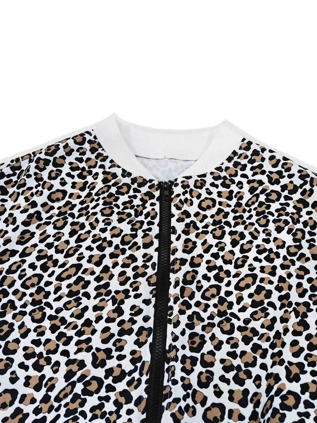 Leopard Zip Up Long Sleeve Jacket 13af4796-520b-4f86-9075-c1487afe4e24-Max-Origin