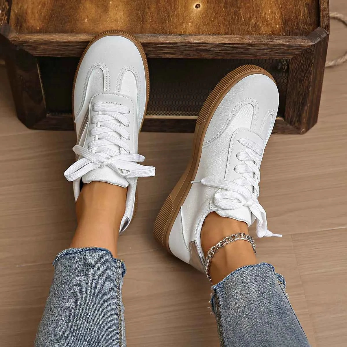 Lace Up Platform Sneakers 13bd8d2ad38e4399a08375651f4900cb-Max-Origin