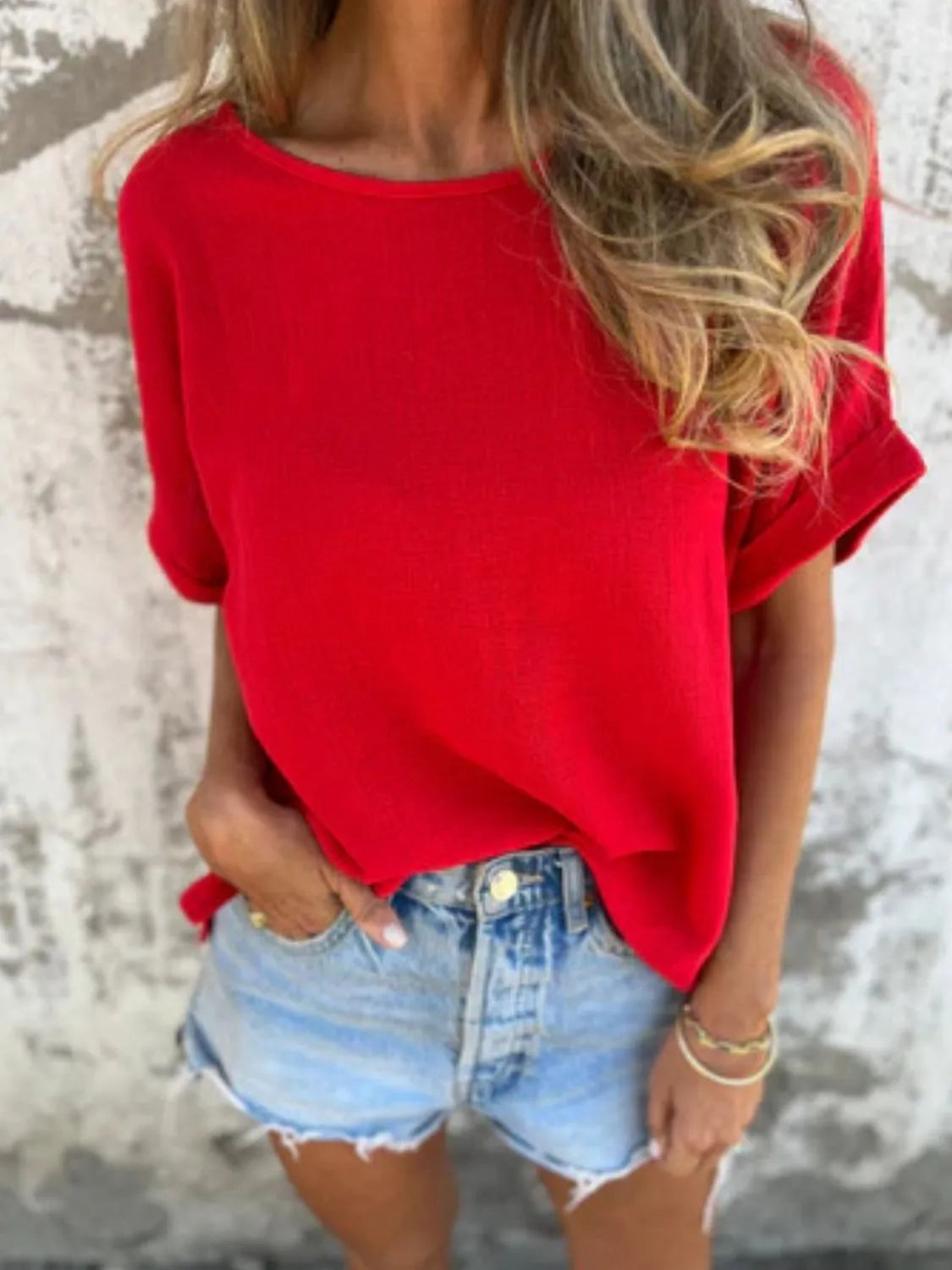 Full Size Round Neck Short Sleeve T-Shirt Plus Size 13cb3e95-4393-4f76-8da6-12db5d25cdda-Max-Origin